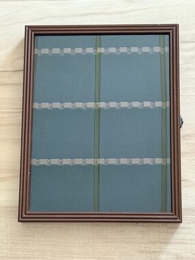 Collector Spoon Display Rack with Black Velvet Interior